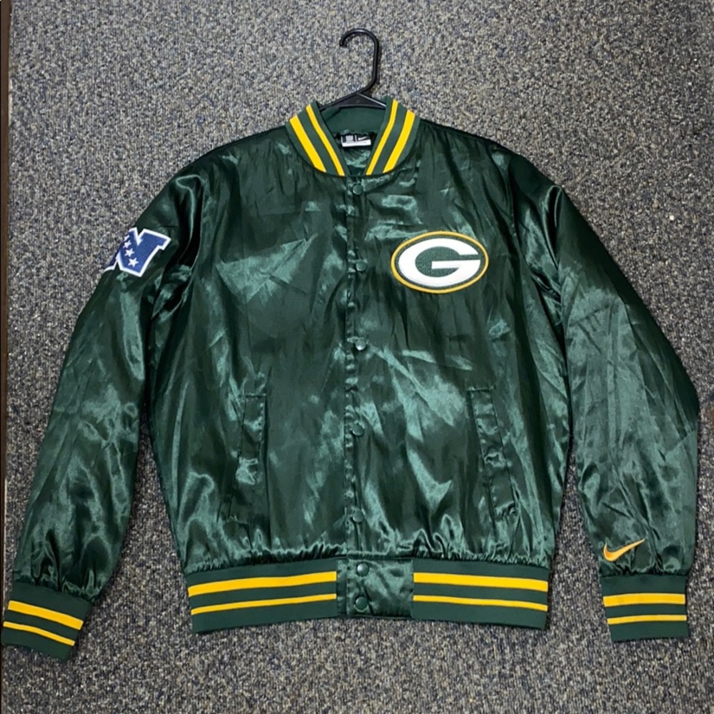 Nike Team Apparel Green Bay Packers Bomber Jacket